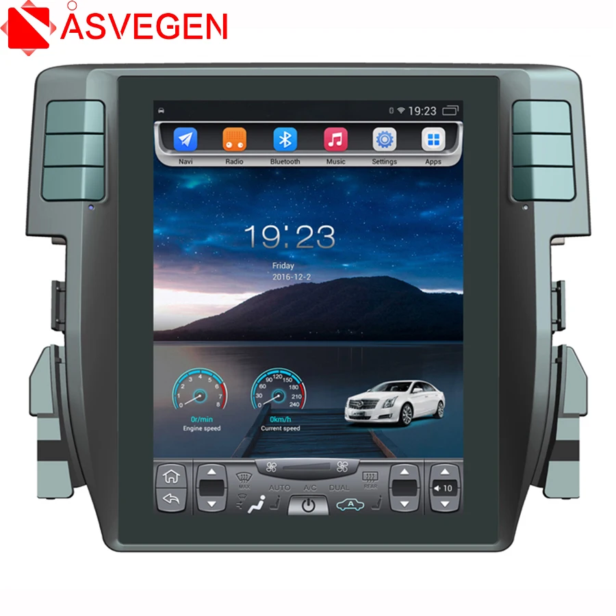 Asvegen 9.7" Car DVD Player Android 6.0 Quad Core Car Auto WIFI Radio Multimedia Player GPS Navigation For Honda Civic 2016
Asvegen 9.7" Car DVD Player Android 6.0 Quad Core Car Auto WIFI Radio Multimedia Player GPS Navigation For Honda Civic 2016