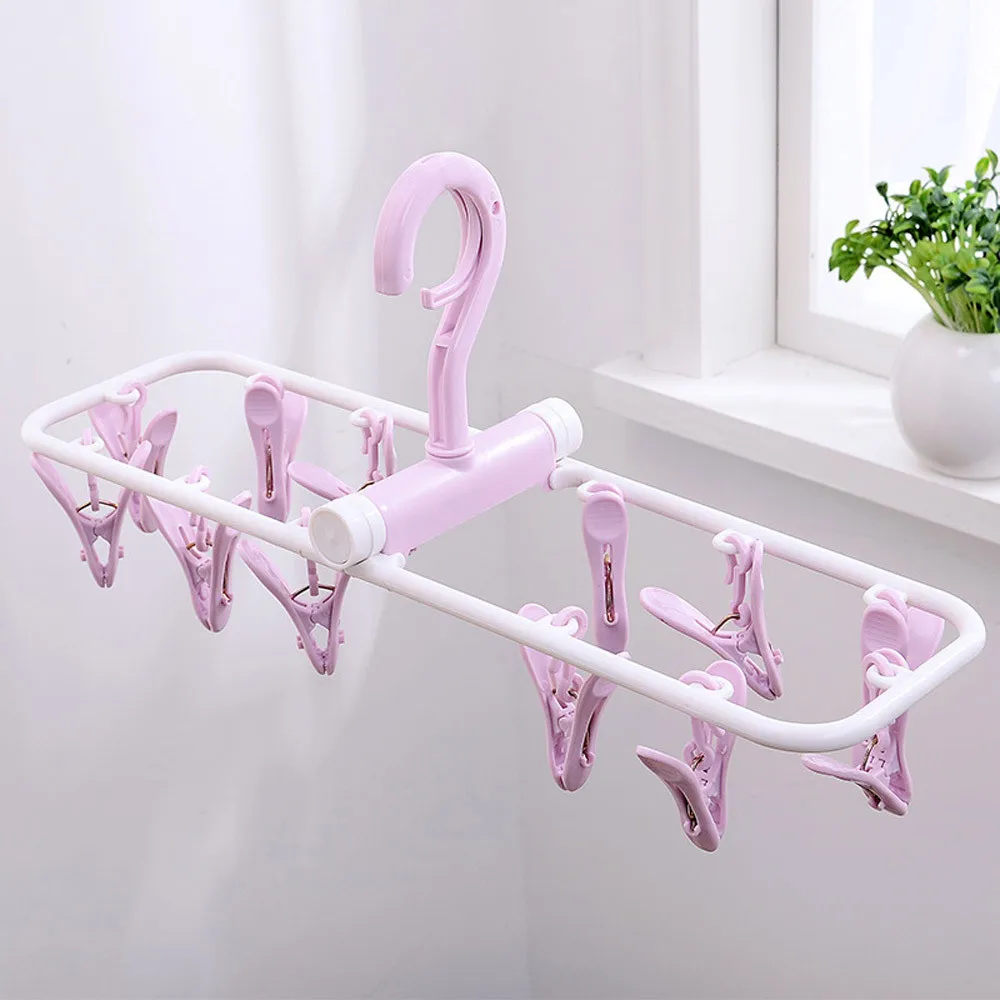 12 Clip Folding Drying Rack Beige plastic Fodable Windproof Underwear Socks Clip Multi-functional Clothes Rack home Storage F250
12 Clip Folding Drying Rack Beige plastic Fodable Windproof Underwear Socks Clip Multi-functional Clothes Rack home Storage F250