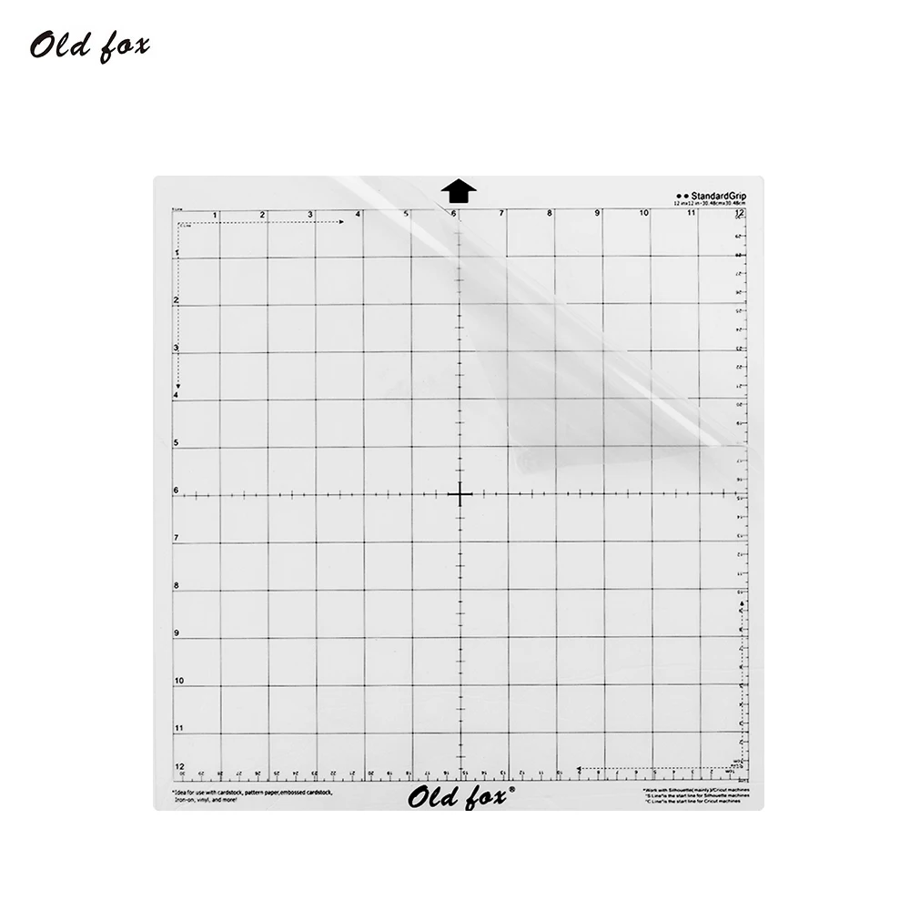 Replacement Cutting Mat Transparent Adhesive Mat with Measuring Grid 12 * 12 Inch for Silhouette Plotter Machine
Replacement Cutting Mat Transparent Adhesive Mat with Measuring Grid 12 * 12 Inch for Silhouette Plotter Machine