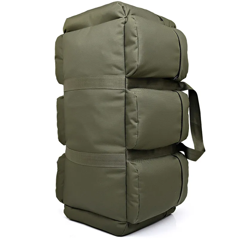 Фото Large Capacity Men's Military Backpack 90L Multifunction Waterproof Oxford Hike Camp Backpacks Wear-resisting Travel Duffle | Багаж и