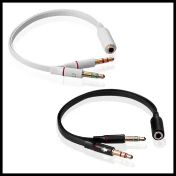 100pcs Y-Splitter 1 Female to 2 Male 3.5mm Mic Stereo Audio Adapter Audio Cable For PC
100pcs Y-Splitter 1 Female to 2 Male 3.5mm Mic Stereo Audio Adapter Audio Cable For PC