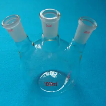 1000ml,3-Neck,24/40,Flat Bottom Glass Flask,Three Neck,Laboratory Boiling Vessel
1000ml,3-Neck,24/40,Flat Bottom Glass Flask,Three Neck,Laboratory Boiling Vessel