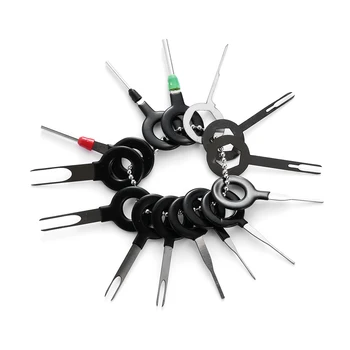 14Pcs Auto Car Plug Circuit Board Wire Harness Terminal Extraction Pick Connector Crimp Pin Back Needle Remove Tool
14Pcs Auto Car Plug Circuit Board Wire Harness Terminal Extraction Pick Connector Crimp Pin Back Needle Remove Tool