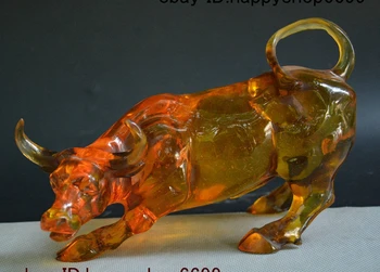 Chinese Amber Hand-Carved Fengshui 12 Zodiac Year Animal Bull Oxen Wealth Statue
Chinese Amber Hand-Carved Fengshui 12 Zodiac Year Animal Bull Oxen Wealth Statue