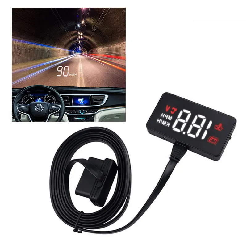 E260 obd Universal 4 Inch Car HUD Head Up Display OBD II Engine Fault Alarm Fault Code Elimination Temperature Alarm Speed Alarm
E260 obd Universal 4 Inch Car HUD Head Up Display OBD II Engine Fault Alarm Fault Code Elimination Temperature Alarm Speed Alarm