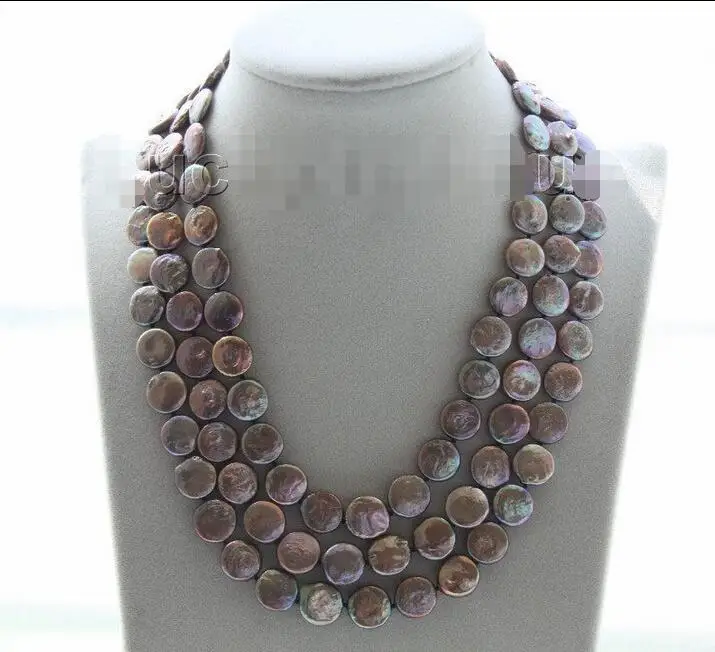 FREE SHIPPING HOT sell new Style >>>>> adjustable 15.5"-17.5" 3row 12mm coin fastener light coffee pearl necklace j9510
FREE SHIPPING HOT sell new Style >>>>> adjustable 15.5"-17.5" 3row 12mm coin fastener light coffee pearl necklace j9510