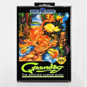 16 bit Sega MD game Cartridge with Retail box - Greendog game card for Megadrive Genesis system
16 bit Sega MD game Cartridge with Retail box - Greendog game card for Megadrive Genesis system