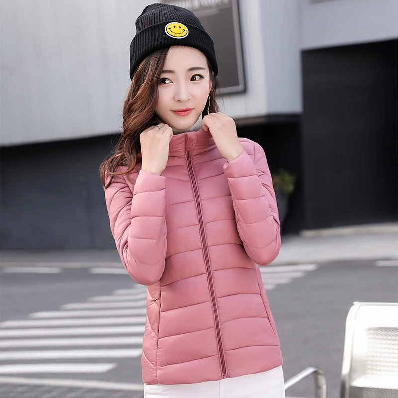 Women Cotton Short Jackets 2019 Spring Slim Parkas Woman Light Down Cotton Coats Stand Collar Woman's Short Coat Plus Size
Women Cotton Short Jackets 2019 Spring Slim Parkas Woman Light Down Cotton Coats Stand Collar Woman's Short Coat Plus Size
