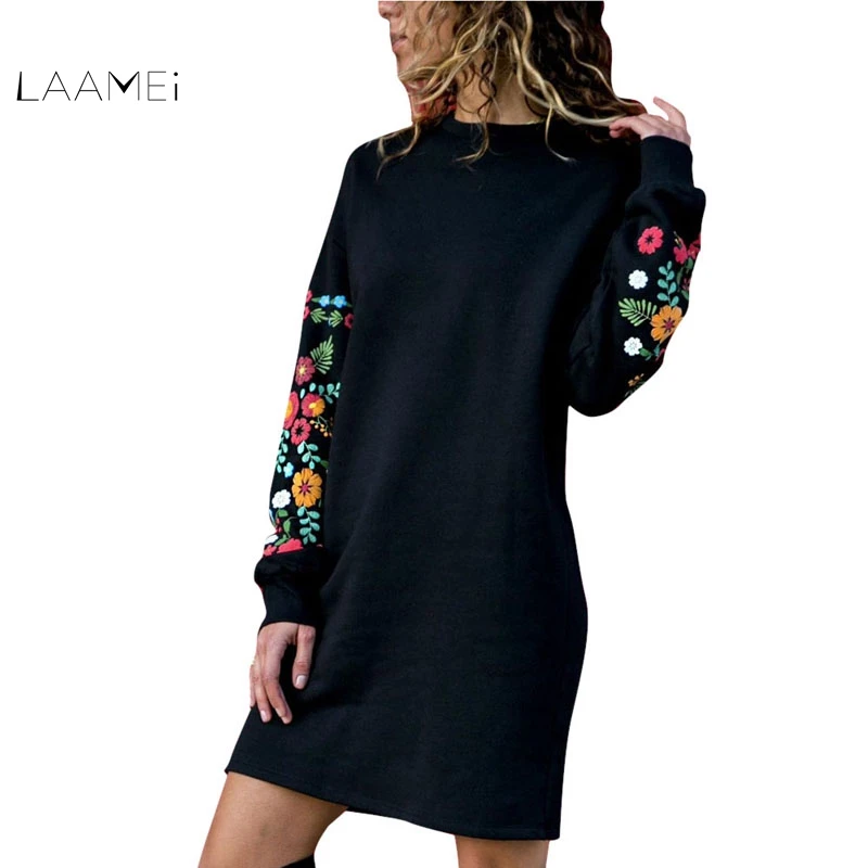 Laamei Fashion Women Sweatshirt Dress Casual Long Sleeve Vintage Floral Print Mini Hoodie Dress Female Party Clothes Vestidos
Laamei Fashion Women Sweatshirt Dress Casual Long Sleeve Vintage Floral Print Mini Hoodie Dress Female Party Clothes Vestidos