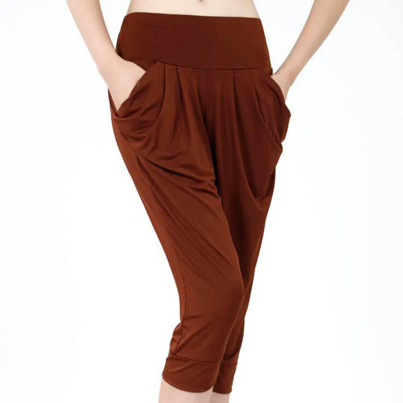 Fashion Calf-Length Harem Pants Womens Large Size Pure Color Elastic Waist Casual Cool Pants Trousers Loose Pants &Capris Q292
Fashion Calf-Length Harem Pants Womens Large Size Pure Color Elastic Waist Casual Cool Pants Trousers Loose Pants &Capris Q292