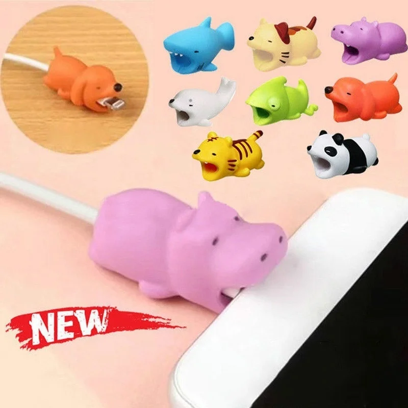 Cute Animal Doll Bites Anti-Break USB Data Cable Charger Protector for Iphone Cable Winder Cord Organizer Management Wire Saver
Cute Animal Doll Bites Anti-Break USB Data Cable Charger Protector for Iphone Cable Winder Cord Organizer Management Wire Saver