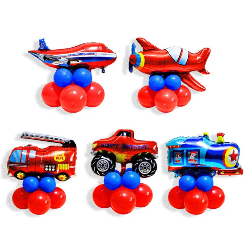 Cartoon Car Foil Balloon Red Blue Car Truck Train Plane Balloons Children Gifts Happy Birthday Party Decorations Globos Big Ball
Cartoon Car Foil Balloon Red Blue Car Truck Train Plane Balloons Children Gifts Happy Birthday Party Decorations Globos Big Ball