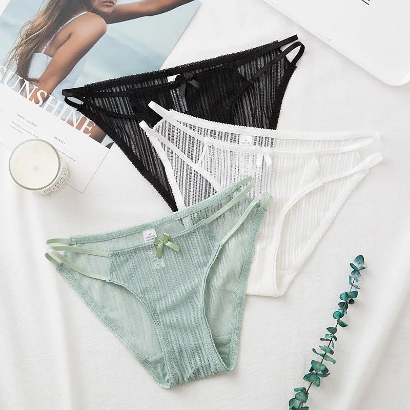 Woman Sexy Panties 2019 New Hollow Out Bow Comfortable Briefs Solid Sexy Lace Traceless Underwear Transparent Bow Panties Women
Woman Sexy Panties 2019 New Hollow Out Bow Comfortable Briefs Solid Sexy Lace Traceless Underwear Transparent Bow Panties Women