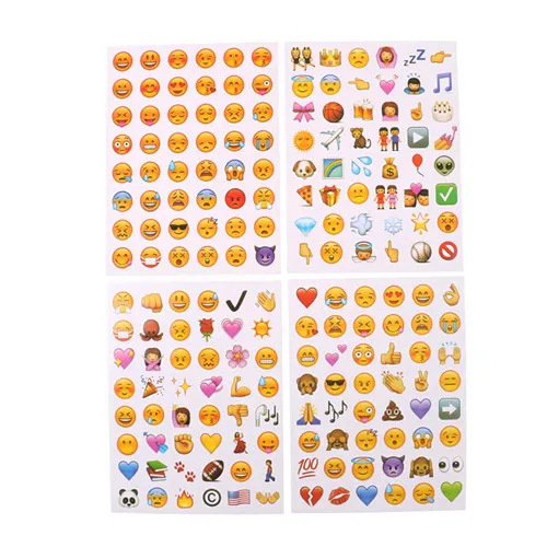 10sheet (1 sheet=48 stickers ) Cute Lovely 480 Die Cut Emoji Smile Sticker For Notebook Message High Vinyl Funny Creative
10sheet (1 sheet=48 stickers ) Cute Lovely 480 Die Cut Emoji Smile Sticker For Notebook Message High Vinyl Funny Creative