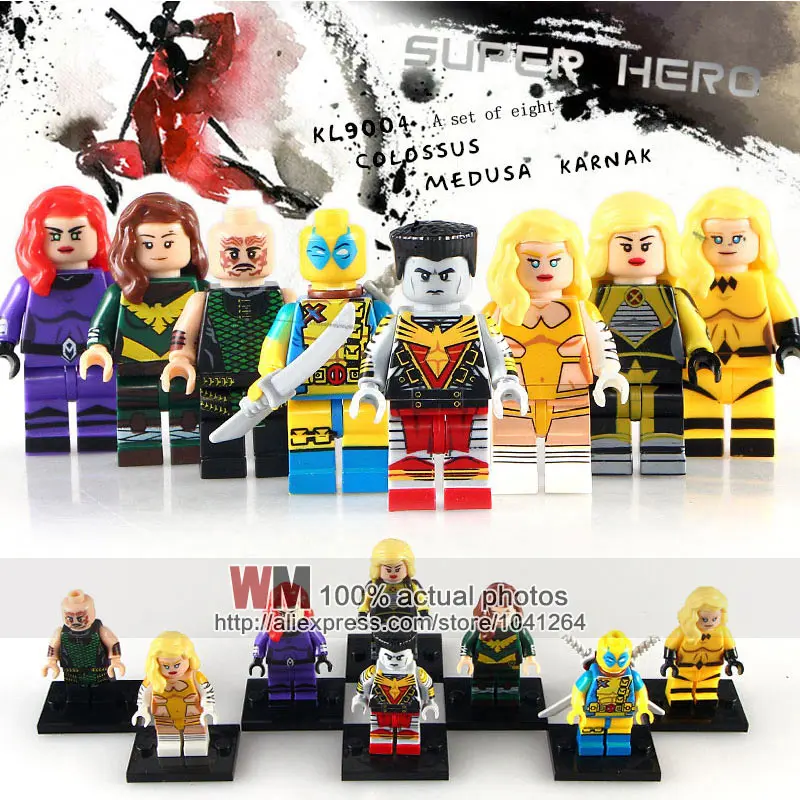 Building Blocks 8pcs/lot KL9004 Avengers Armed Deadpool Crystal Super Heroes X-Men Bricks Toys Kids Gifts
Building Blocks 8pcs/lot KL9004 Avengers Armed Deadpool Crystal Super Heroes X-Men Bricks Toys Kids Gifts