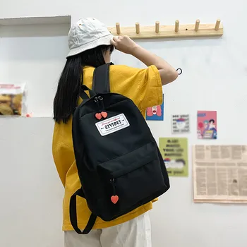 2020 New Korean High School Student Schoolbag Female Black Yellow Canvas Backpack for Girls Bolsas Mochilas Femininas Back Bag
2020 New Korean High School Student Schoolbag Female Black Yellow Canvas Backpack for Girls Bolsas Mochilas Femininas Back Bag