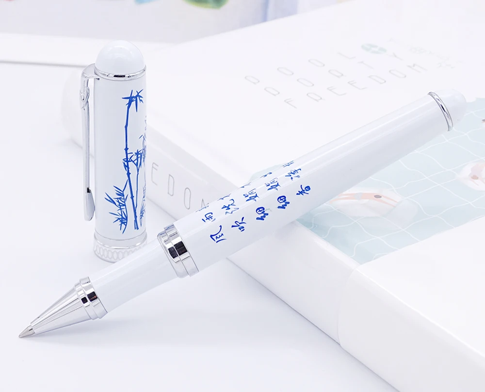 Duke D2 Classic Rollerball Pen Chinaware Bamboo Famous Verse Pattern Writing Pen Business Office Home School Supplies
Duke D2 Classic Rollerball Pen Chinaware Bamboo Famous Verse Pattern Writing Pen Business Office Home School Supplies