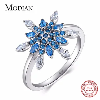 Modian High Quality Real 925 Sterling Silver Blue Snow Ring Fashion Simple Style Zircon Wedding Silver Jewelry Rings For Women
Modian High Quality Real 925 Sterling Silver Blue Snow Ring Fashion Simple Style Zircon Wedding Silver Jewelry Rings For Women