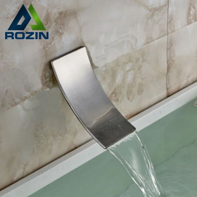 Free Shipping Brushed Nickel Bathtub Tub Waterfall Spout Bathroom Faucet Accessories Without Switch
Free Shipping Brushed Nickel Bathtub Tub Waterfall Spout Bathroom Faucet Accessories Without Switch
