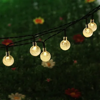 20 LED Bubble Ball Lights 2.1M Solar Crystal Ball Fairy String Lights Outdoor Garden Garland Home Garden LED Decorative Light
20 LED Bubble Ball Lights 2.1M Solar Crystal Ball Fairy String Lights Outdoor Garden Garland Home Garden LED Decorative Light