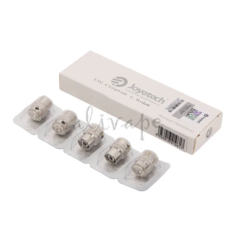 5pcslot Original Joyetech LVC Clapton 1.5ohm MTL Coil Head for Cubis Pro Atomizer eGo Aio Cubis Tank 7