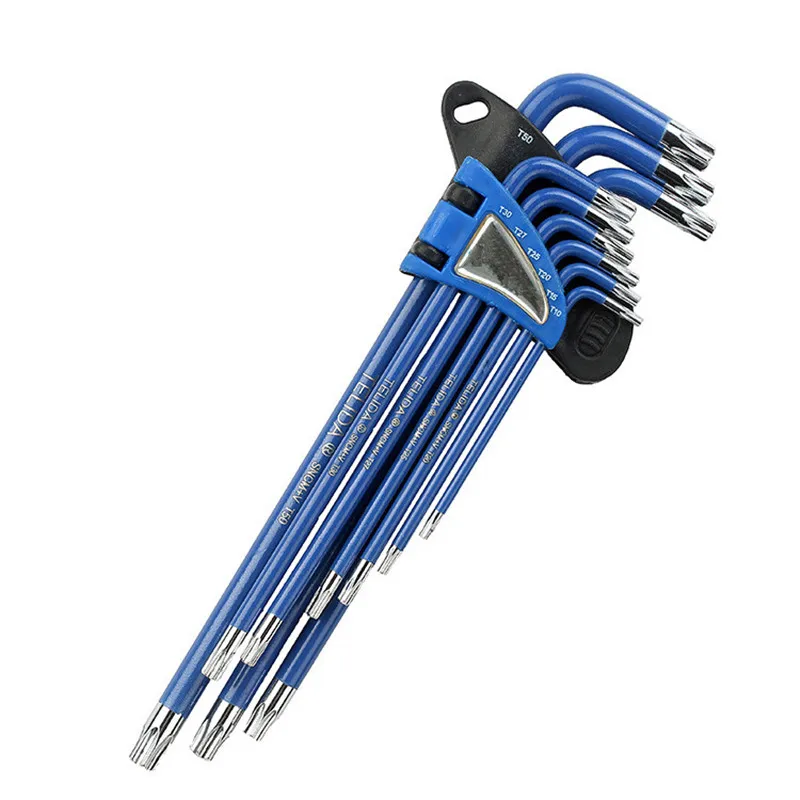 HS Tools 9PC Universal Hex Key Wrench Set Long Arm/Short Arm Torx Key Set Allen Wrench Key Set
HS Tools 9PC Universal Hex Key Wrench Set Long Arm/Short Arm Torx Key Set Allen Wrench Key Set