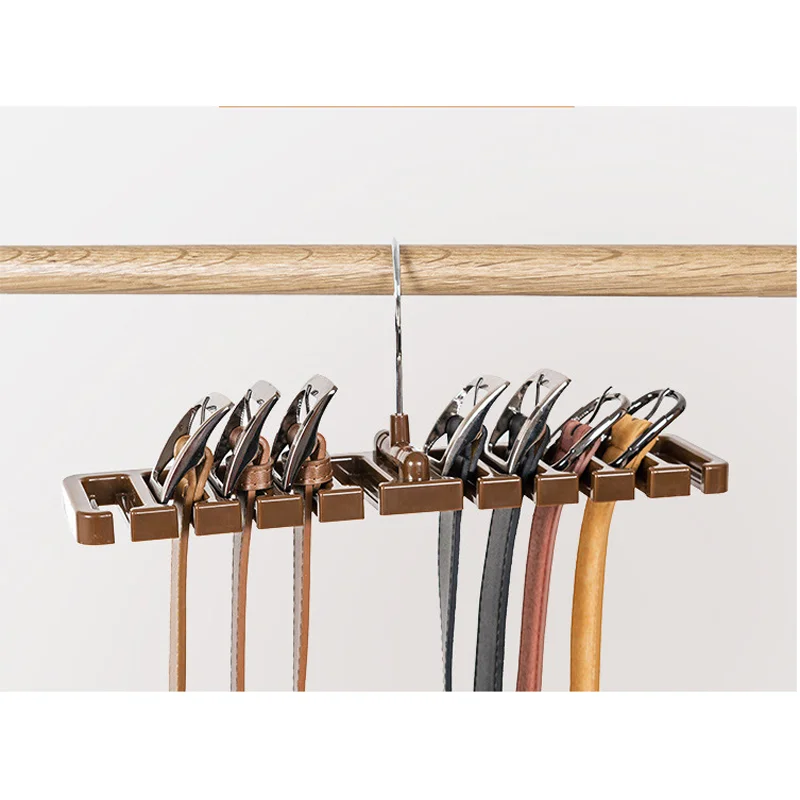 DIY Tie Belt Storage Rack Organizer Space Saver Tops Bra Rotating Hanger Holder Home 3 Color