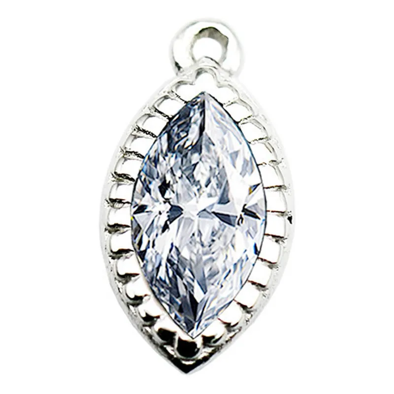 Beadsnice New Fashion Pure 925 Sterling Silver Crystal Pendant DIY Setting Fit 9.5x4.5x3mm For Women Pendant Necklace Making
Beadsnice New Fashion Pure 925 Sterling Silver Crystal Pendant DIY Setting Fit 9.5x4.5x3mm For Women Pendant Necklace Making