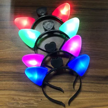 10pieces/lot Shiny cat ears headband Ladies and children's Christmas Halloween supplies Flash party headband wholesale
10pieces/lot Shiny cat ears headband Ladies and children's Christmas Halloween supplies Flash party headband wholesale