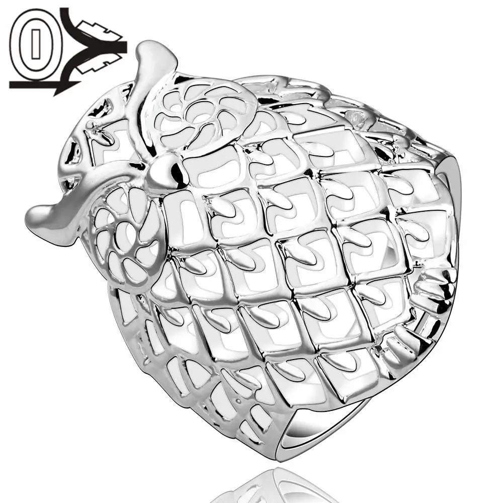 Wholesale Silver-plated Ring,Silver Fashion Jewelry,Women Gift Hollow Owl Animal Silver Finger Rings Top Quality
Wholesale Silver-plated Ring,Silver Fashion Jewelry,Women Gift Hollow Owl Animal Silver Finger Rings Top Quality