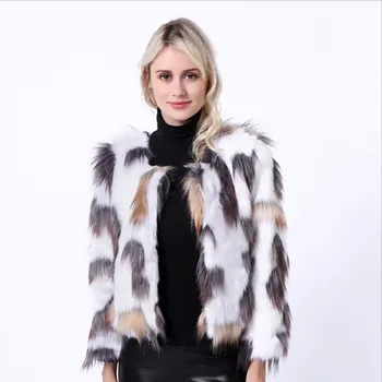 Fashion Winter Color Fur Coats Women Fluffy Warm Faux Fur Jacket Long Sleeve Collarless Outwear Autumn Casual Coat Jacket
Fashion Winter Color Fur Coats Women Fluffy Warm Faux Fur Jacket Long Sleeve Collarless Outwear Autumn Casual Coat Jacket