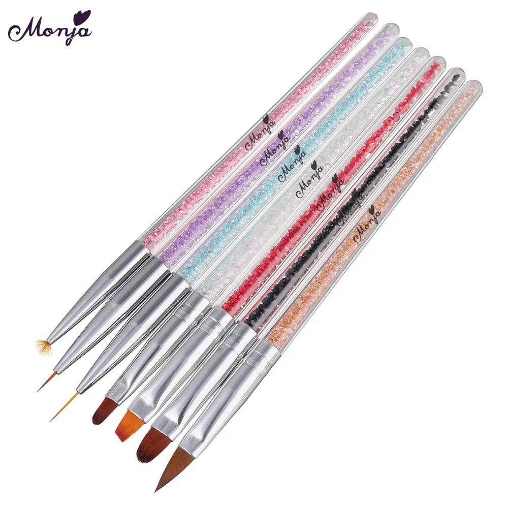 Monja 7pcs Nail Art Acrylic Liquid Powder Brush 3D Flower Design Line Liner Stripes Painting Drawing Pen Brush Manicure Tool
Monja 7pcs Nail Art Acrylic Liquid Powder Brush 3D Flower Design Line Liner Stripes Painting Drawing Pen Brush Manicure Tool