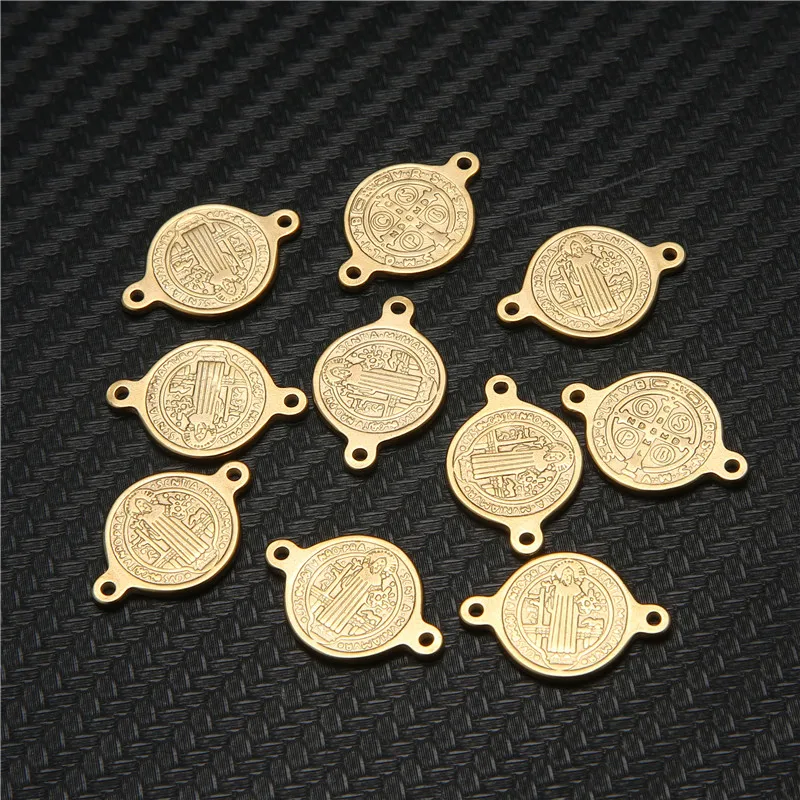20PCS/lot Fashion Catholic Christian Stainless Steel Jesus Charm For Jewelry Two Hole Connectors Making Religious Accessories
20PCS/lot Fashion Catholic Christian Stainless Steel Jesus Charm For Jewelry Two Hole Connectors Making Religious Accessories