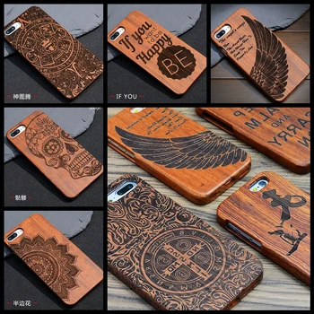 100% Natural Real Wood Phone Case for iPhone 7 Plus 6 6S 5 5S Coque Hand Manual Carving Shell For Apple Iphone Cover Wooden Fone
100% Natural Real Wood Phone Case for iPhone 7 Plus 6 6S 5 5S Coque Hand Manual Carving Shell For Apple Iphone Cover Wooden Fone