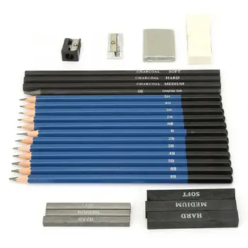 26PCS Wooden Handle Charcoal Pencil Set Professional Art Drawing Sketch Pencils Art Supplies color pencils Sketch Pencil
26PCS Wooden Handle Charcoal Pencil Set Professional Art Drawing Sketch Pencils Art Supplies color pencils Sketch Pencil