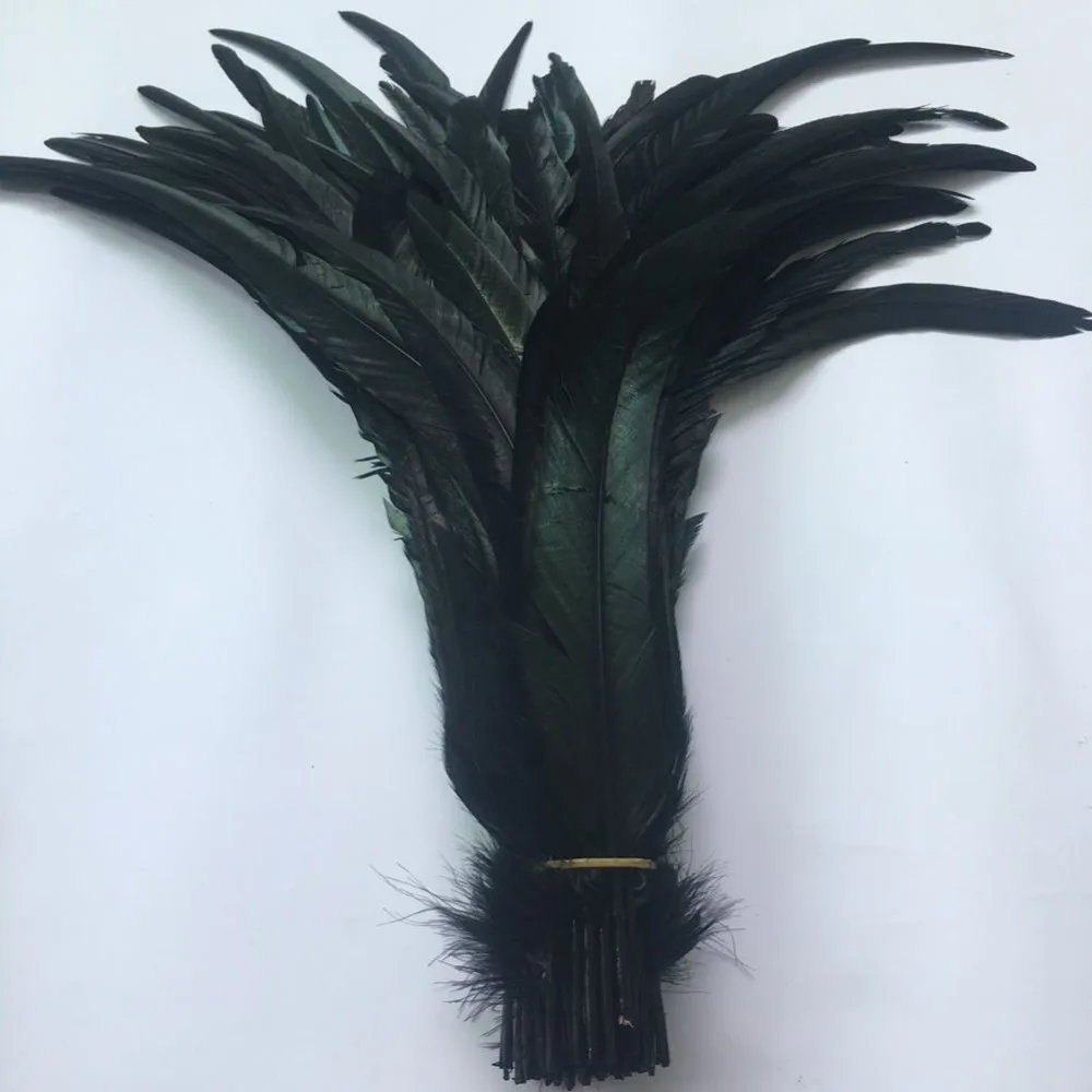100PCS Black 30-35CM/12-14Inch Natural Rooster Feathers Feather For Decoration Crafts Christma Diy Rooster Plume Accessories
100PCS Black 30-35CM/12-14Inch Natural Rooster Feathers Feather For Decoration Crafts Christma Diy Rooster Plume Accessories