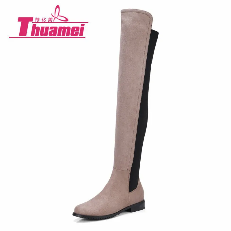 Slim Boots Sexy over the knee high Faux Suede snow women boots women's fashion winter thigh high boots shoes woman #Y0619255F
Slim Boots Sexy over the knee high Faux Suede snow women boots women's fashion winter thigh high boots shoes woman #Y0619255F