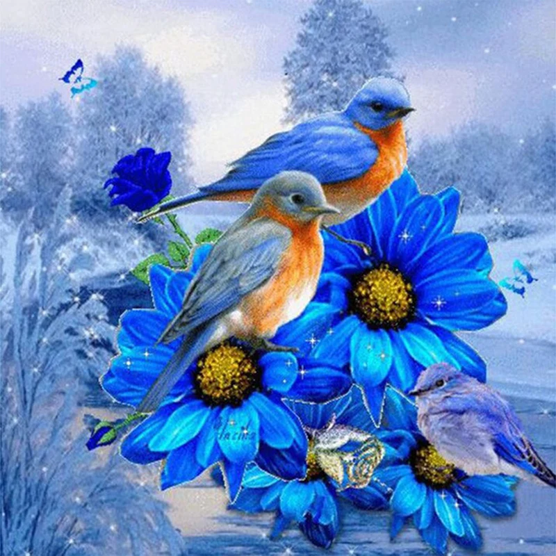 Full Square/Round Drill 5D DIY Diamond Painting Cross Stitch "Blue bird"3D Embroidery Mosaic Rhinestone Paintings Decor Gift XGZ
Full Square/Round Drill 5D DIY Diamond Painting Cross Stitch "Blue bird"3D Embroidery Mosaic Rhinestone Paintings Decor Gift XGZ