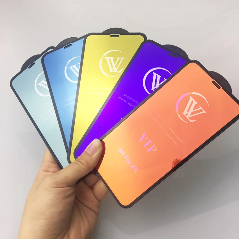 For iPhone Xs Max X 6 7 8 Plus Luxury Mirror Effect Tempered Glass Screen Protector Colorful Full Cover Film Protective
For iPhone Xs Max X 6 7 8 Plus Luxury Mirror Effect Tempered Glass Screen Protector Colorful Full Cover Film Protective