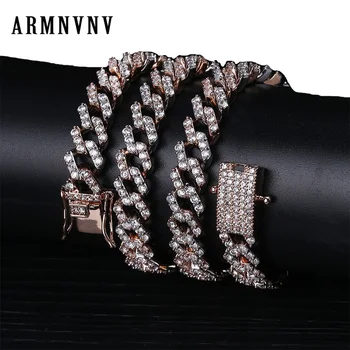 ARMNVNV 10mm Mens Hip Hop Gold Silver Color Iced Out Rhombus Six Drill CZ Chain Necklace HOT SELLING
ARMNVNV 10mm Mens Hip Hop Gold Silver Color Iced Out Rhombus Six Drill CZ Chain Necklace HOT SELLING