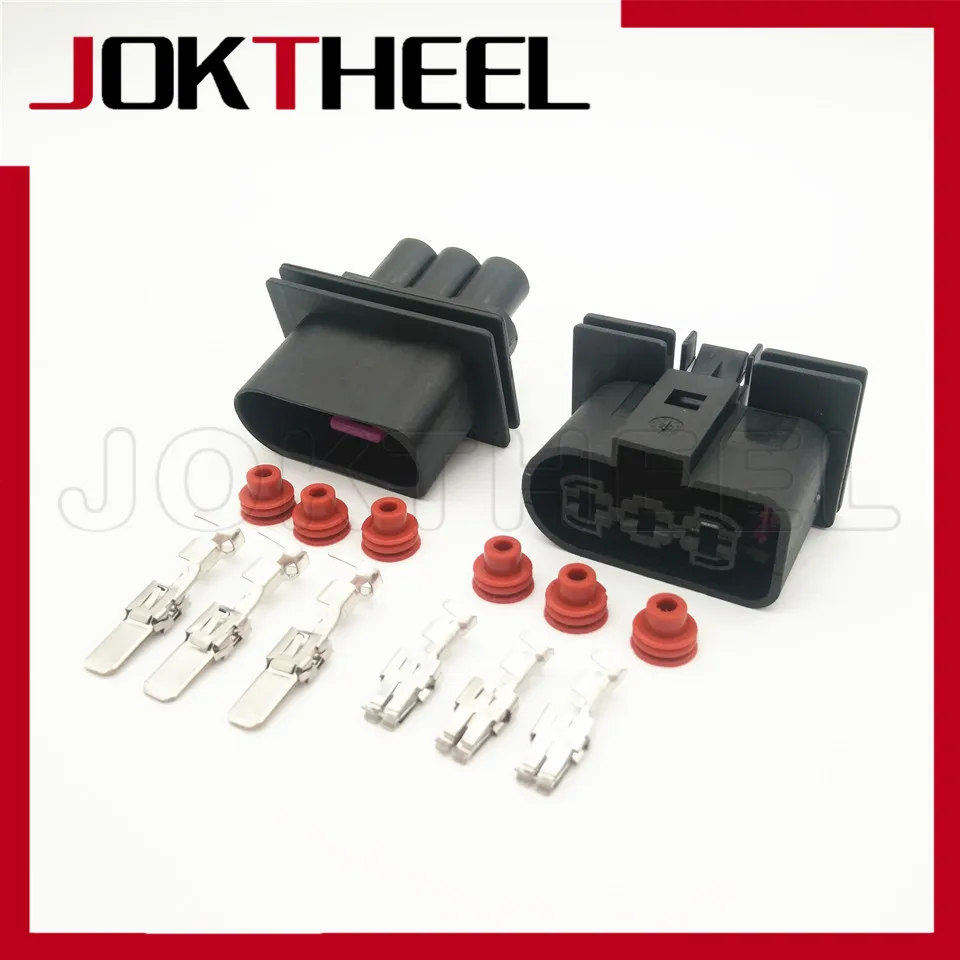 1/5/10/20set 3 pin male female VW Volkswagen Jetta electronic fan plug radiator plug auto connector 1J0 906 443 1J0 906 233
1/5/10/20set 3 pin male female VW Volkswagen Jetta electronic fan plug radiator plug auto connector 1J0 906 443 1J0 906 233