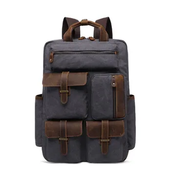 Hot High Quality Brand New Trend Multi-purpose Men Vintage Canvas Laptop bag Man Travel Bags Retro Military Style Backpack P862
Hot High Quality Brand New Trend Multi-purpose Men Vintage Canvas Laptop bag Man Travel Bags Retro Military Style Backpack P862