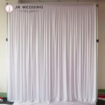 10FT*10FT (3M H * 3M L) White Ice Silk Wedding Backdrop Curtain For Free Shipping
10FT*10FT (3M H * 3M L) White Ice Silk Wedding Backdrop Curtain For Free Shipping