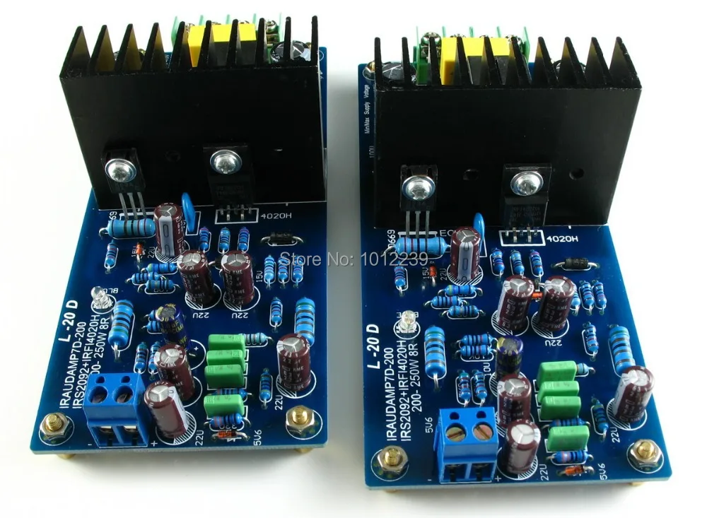 L25D 200-250W X2 8 ohm IRAUDAMP7 IRS2092 top digital amplifier finished board X2
L25D 200-250W X2 8 ohm IRAUDAMP7 IRS2092 top digital amplifier finished board X2