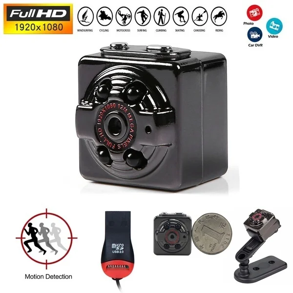SQ8 HD 1080P Night Vision Camcorder Car DVR Sport DV Video Recorder USB Micro Camera
SQ8 HD 1080P Night Vision Camcorder Car DVR Sport DV Video Recorder USB Micro Camera