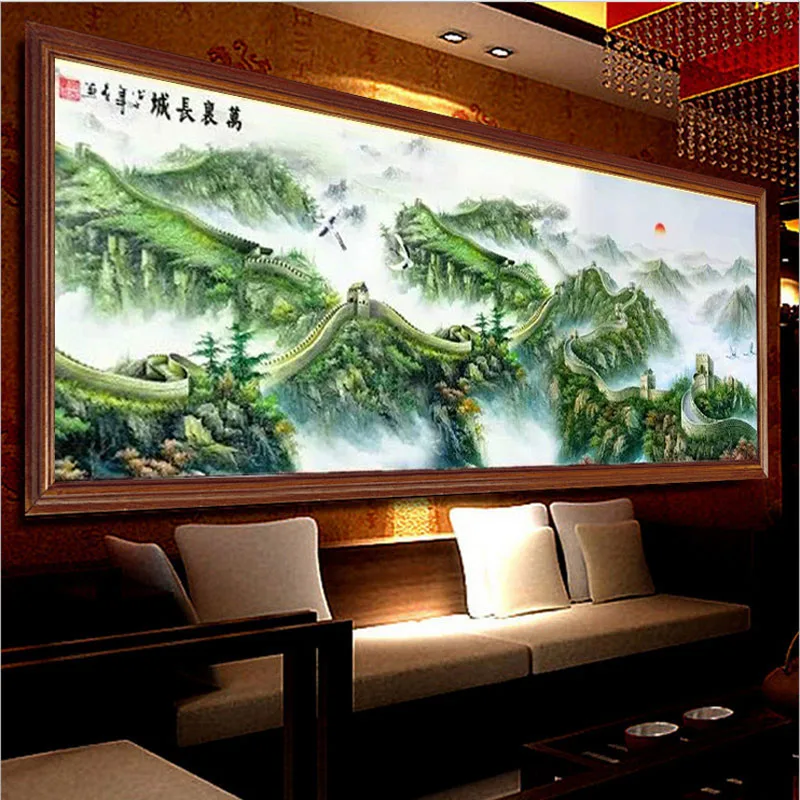 DIY Diamond Embroidery,Round Diamond Great Wall landscape painting rhinestone 5D Diamond painting cross stitch,needlework
DIY Diamond Embroidery,Round Diamond Great Wall landscape painting rhinestone 5D Diamond painting cross stitch,needlework