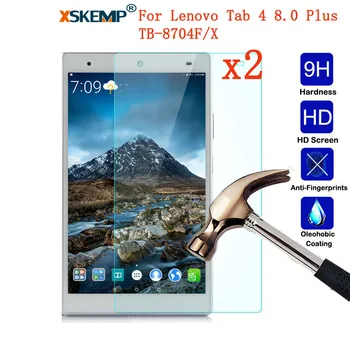 XSKEMP 2Pcs/Lot 9H Real Tempered Glass For Lenovo Tab 4 8.0 Plus TB-8704F/X Anti-Explosion 0.3mm HD Tablet Screen Protector Film
XSKEMP 2Pcs/Lot 9H Real Tempered Glass For Lenovo Tab 4 8.0 Plus TB-8704F/X Anti-Explosion 0.3mm HD Tablet Screen Protector Film
