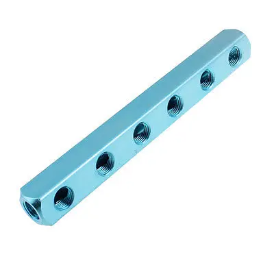 Blue Female Thread 6 Ways Air Hose Tubing Inline Aluminum Manifold Block Free shipping
Blue Female Thread 6 Ways Air Hose Tubing Inline Aluminum Manifold Block Free shipping