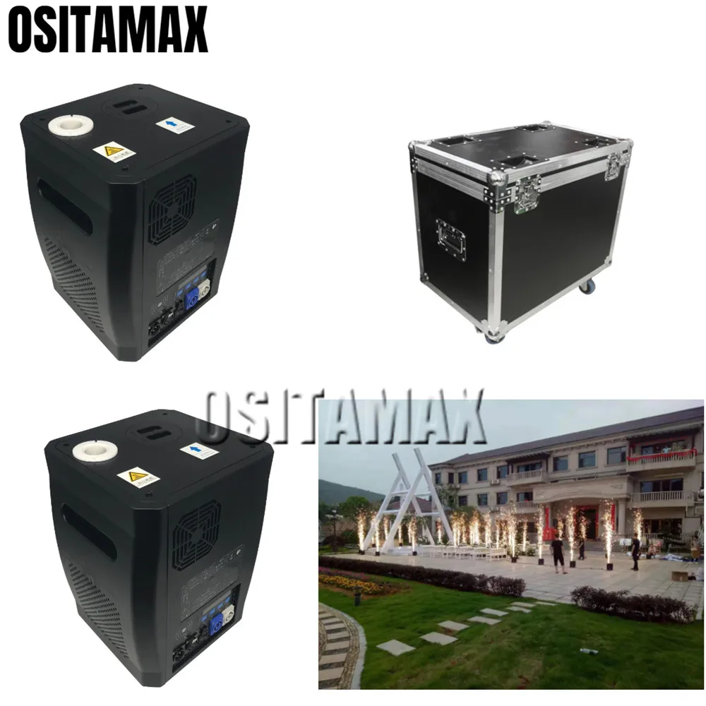 OSITAMAX-A 2pcs in flight case 600w LED wedding sparklers remote machine stage cold fireworks pyrotechnics with 10 Powders
OSITAMAX-A 2pcs in flight case 600w LED wedding sparklers remote machine stage cold fireworks pyrotechnics with 10 Powders