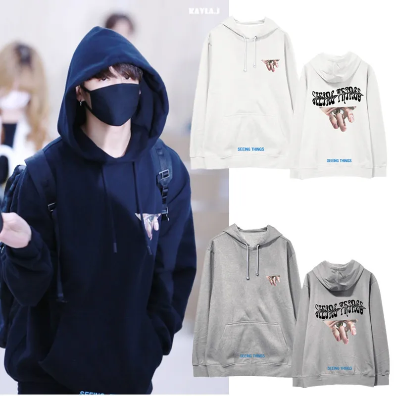 Kpop Bangtan Boys JUNG KOOK the Same Cap Hoody EXO Chanyeol Fall Winter Women Hoodies Long Sleeve Pullover Outerwears
Kpop Bangtan Boys JUNG KOOK the Same Cap Hoody EXO Chanyeol Fall Winter Women Hoodies Long Sleeve Pullover Outerwears